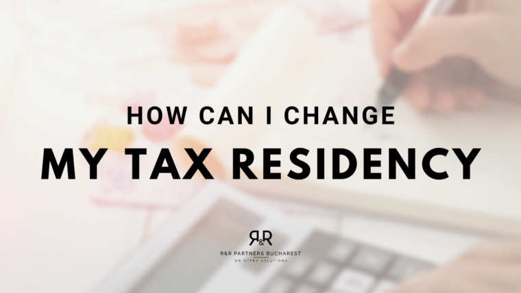 How can I change my tax residency?